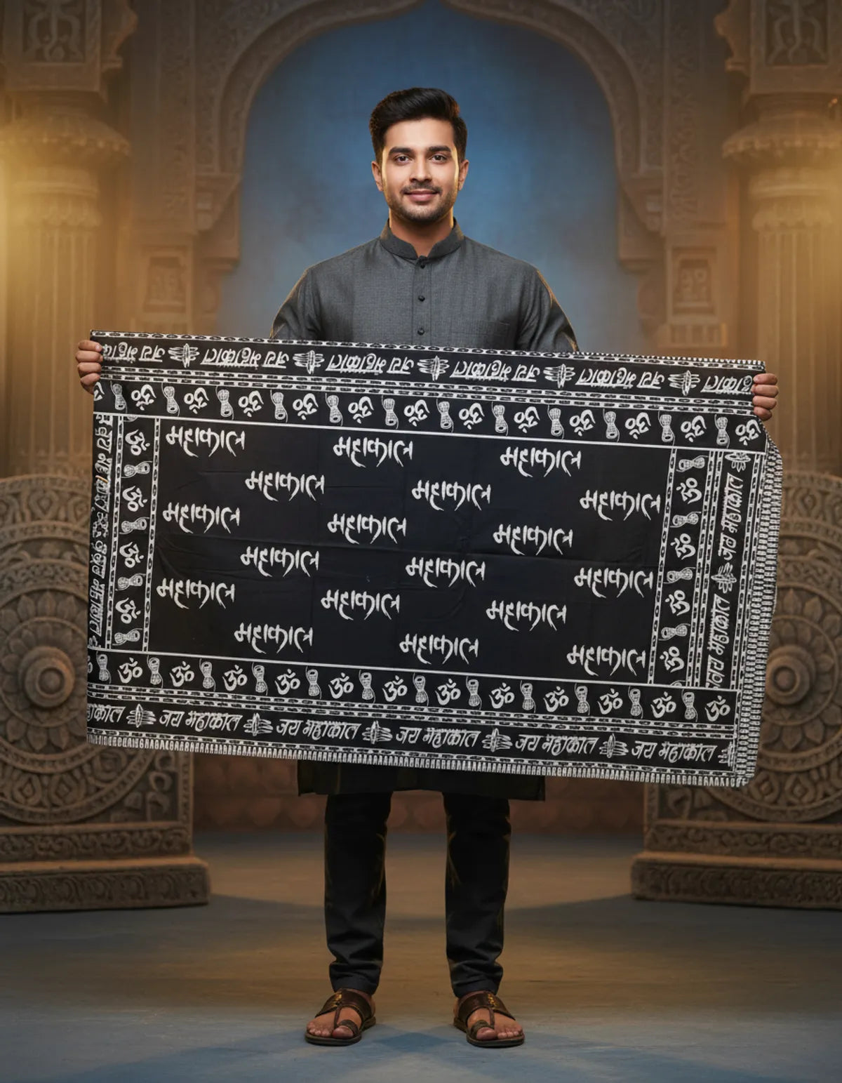 Mahakal Cotton Dupatta