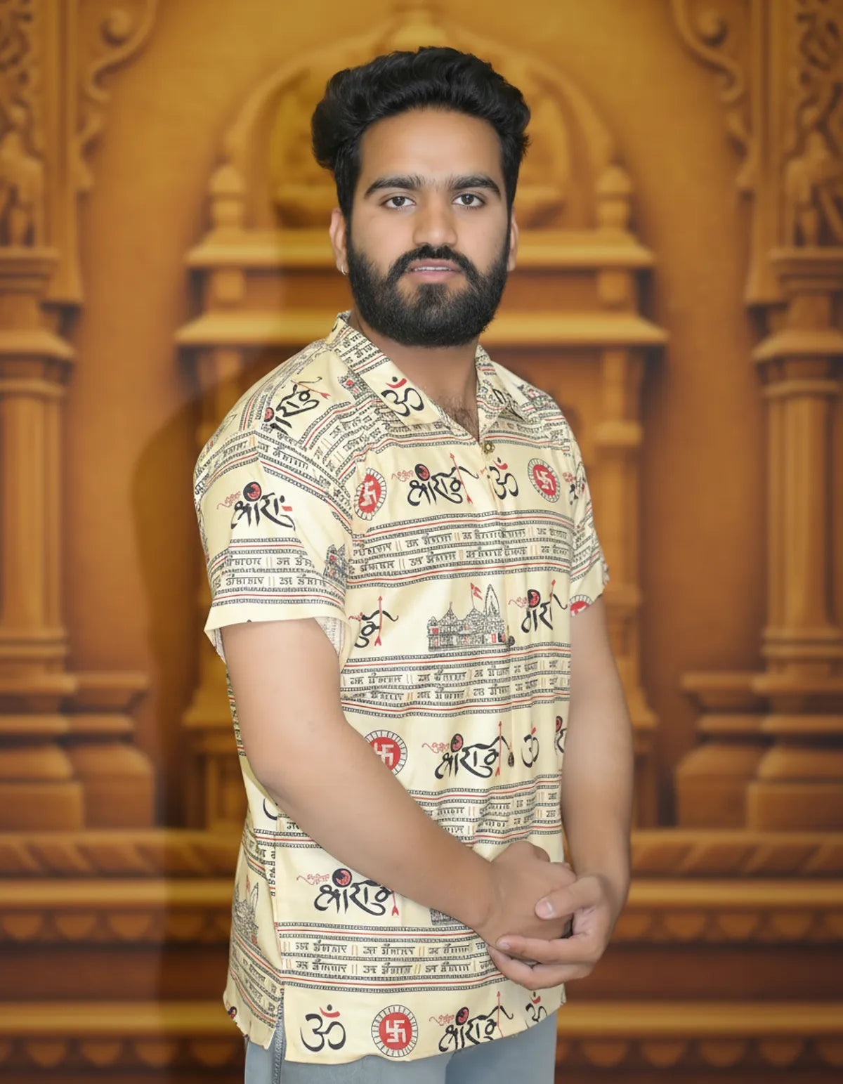 Jai Shree Ram Print Kurta
