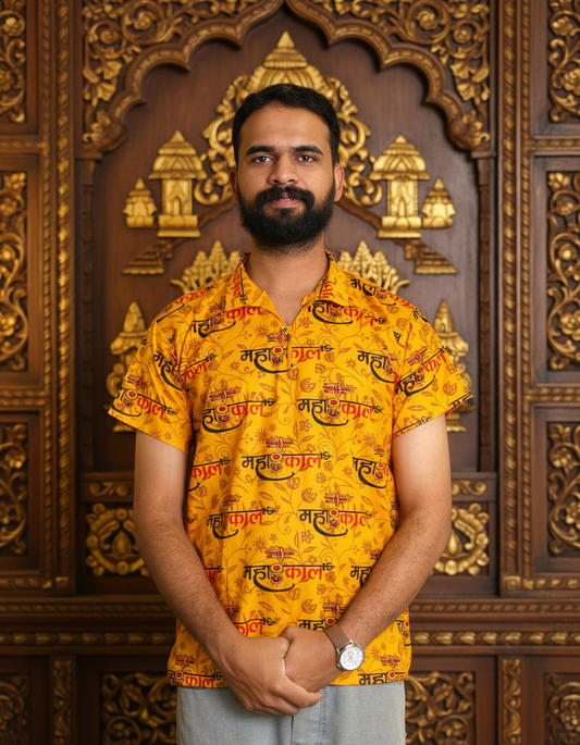 Fancy Damru Print Kurta