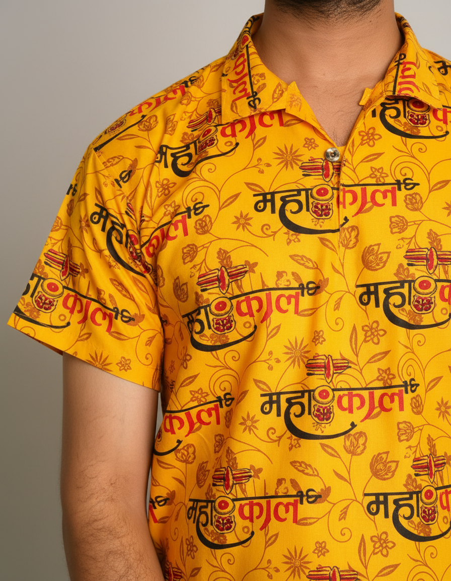 Fancy Damru Print Kurta