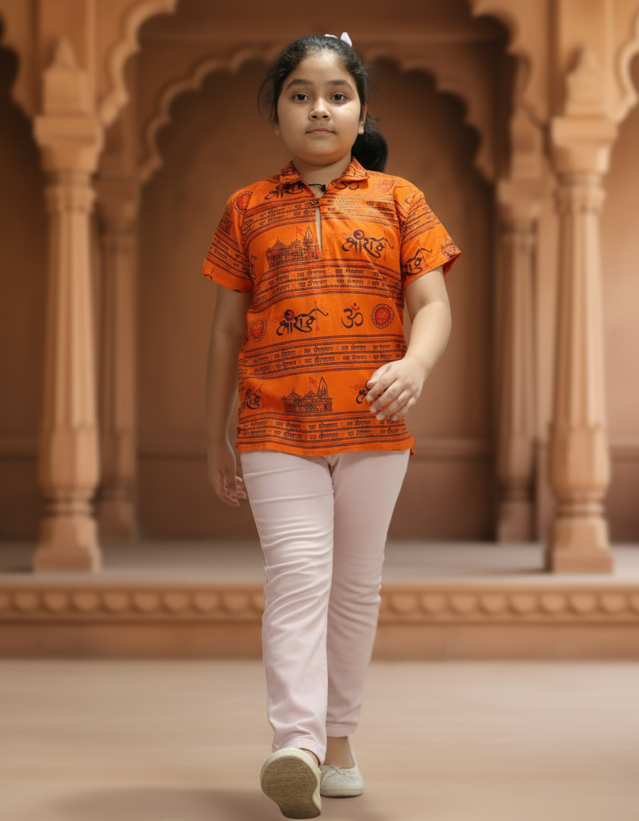 Kids Jai Shri Ram Kurta
