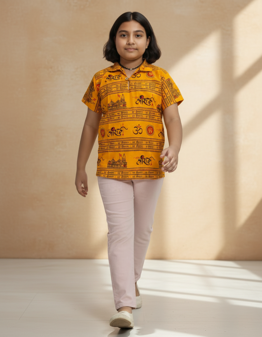Kids Jai Shri Ram Kurta
